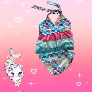 Girls mermaid Tankini